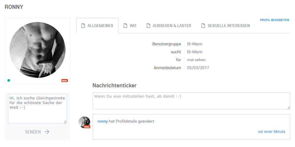 Profilübersicht
